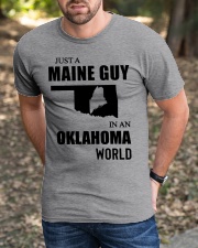 MAINE GUY IN OKLAHOMA Classic T-Shirt apparel-classic-tshirt-lifestyle-front-52
