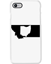MAP OHIO IN MONTANA Phone Case tile