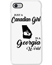 CANADIAN GIRL IN GEORGIA Phone Case tile