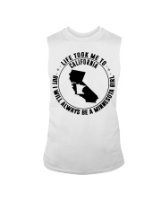 LIFE TOOK ME TO CALIFORNIA BE A MINNESOTA GIRL Sleeveless Tee tile