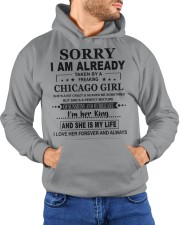 Taken By A Freaking - Chicago Girl Hooded Sweatshirt custom-hoodie-sweatshirt-lifestyle-front-179