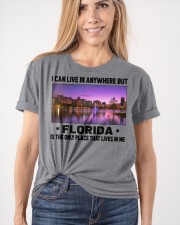 Florida Only Place Lives In Me Classic T-Shirt apparel-classic-tshirt-lifestyle-front-101