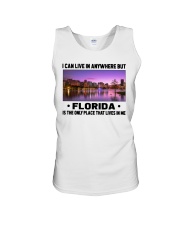 Florida Only Place Lives In Me Unisex Tank tile