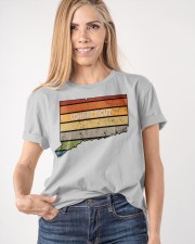 Retro Connecticut Classic T-Shirt apparel-classic-tshirt-lifestyle-front-100