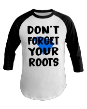 South Carolina Map Don't Forget Your Roots Baseball Tee tile