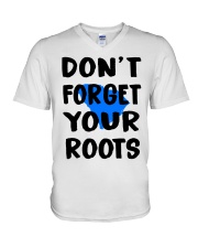 South Carolina Map Don't Forget Your Roots V-Neck T-Shirt tile