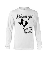 MINNESOTA GIRL IN TEXAS Long Sleeve Tee tile