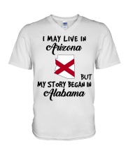 Began In Alabama - Live In Arizona V-Neck T-Shirt tile