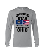 LIVE IN UTAH BUT BEGAN IN OHIO Long Sleeve Tee tile