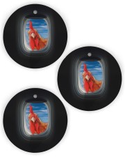 Chicken Circle Ornament (Wood tile