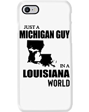 MICHIGAN GUY IN LOUISIANA Phone Case tile