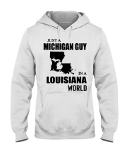 MICHIGAN GUY IN LOUISIANA Hooded Sweatshirt tile