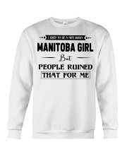 Manitoba Girl - But People Ruined Crewneck Sweatshirt tile