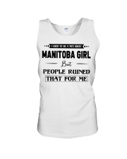 Manitoba Girl - But People Ruined Unisex Tank tile