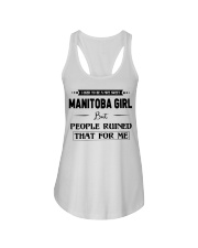 Manitoba Girl - But People Ruined Ladies Flowy Tank tile