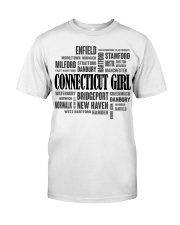 Connecticut girl cities Classic T-Shirt tile