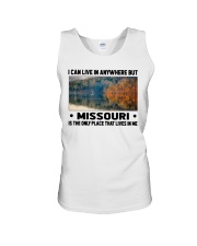 Missouri Only Place Lives In Me Unisex Tank tile