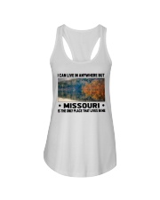 Missouri Only Place Lives In Me Ladies Flowy Tank tile