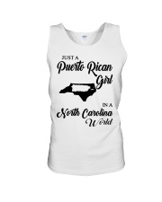 PUERTO RICAN GIRL IN NORTH CAROLINA Unisex Tank tile