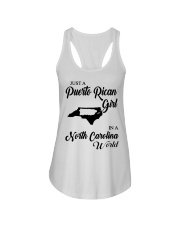 PUERTO RICAN GIRL IN NORTH CAROLINA Ladies Flowy Tank tile