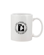 MAINE GIRL LIVING IN UTAH Mug tile