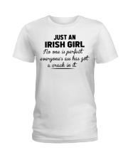 Irish Girl - No One Is Perfect Ladies T-Shirt tile