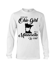 OHIO GIRL IN MINNESOTA Long Sleeve Tee tile