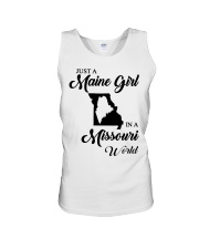 MAINE GIRL IN MISSOURI Unisex Tank tile