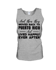 Moved back to Puerto Rico Unisex Tank tile