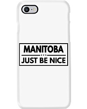 Manitoba Just Be Nice Phone Case tile