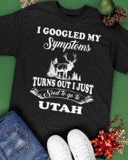Google My Symptoms - Go To Utah Classic T-Shirt apparel-classic-tshirt-lifestyle-back-69