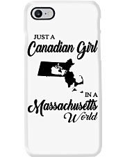 CANADIAN GIRL IN MASSACHUSETTS Phone Case tile