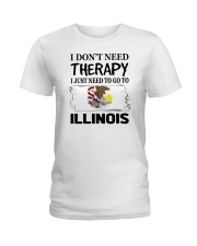 Therapy - Go To Illinois Ladies T-Shirt tile