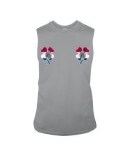 Missouri Flag - Four Leaf Clover Sleeveless Tee tile