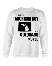 MICHIGAN GUY IN COLORADO Crewneck Sweatshirt tile