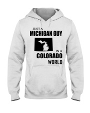MICHIGAN GUY IN COLORADO Hooded Sweatshirt tile