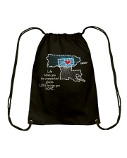 PUERTO RICO LOUISIANA LOVE BRINGS YOU HOME Drawstring Bag tile