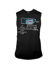 PUERTO RICO LOUISIANA LOVE BRINGS YOU HOME Sleeveless Tee tile