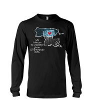 PUERTO RICO LOUISIANA LOVE BRINGS YOU HOME Long Sleeve Tee tile