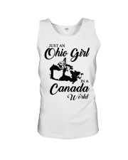 OHIO GIRL IN CANADA Unisex Tank tile
