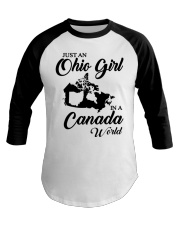 OHIO GIRL IN CANADA Baseball Tee tile