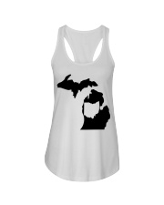 MAP OHIO IN MICHIGAN Ladies Flowy Tank tile