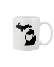 MAP OHIO IN MICHIGAN Mug tile