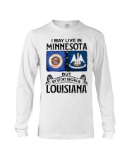 Began In Louisiana - May Live In Minnesota Long Sleeve Tee tile