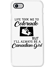 LIFE TOOK ME TO COLORADO BE A CANADIAN GIRL Phone Case tile