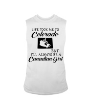 LIFE TOOK ME TO COLORADO BE A CANADIAN GIRL Sleeveless Tee tile