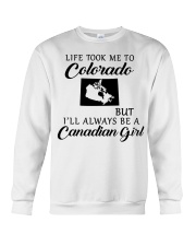 LIFE TOOK ME TO COLORADO BE A CANADIAN GIRL Crewneck Sweatshirt tile