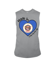 Heart made in Minnesota Sleeveless Tee tile