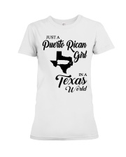 PUERTO RICAN GIRL IN TEXAS Premium Fit Ladies Tee tile