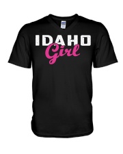 Idaho Girl V-Neck T-Shirt tile